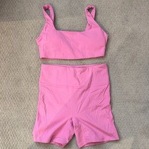 Cotton On Pink Ribbed Set